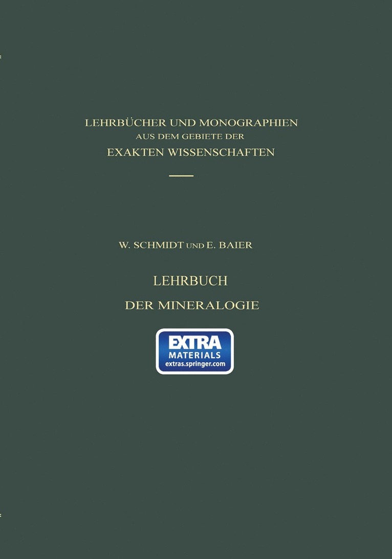 Lehrbuch der Mineralogie 1