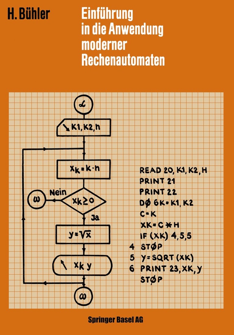 H. Bühler - Einführung in die Anwendung Moderner Rechenautomaten, Häftad