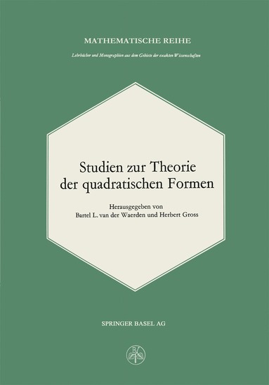 bokomslag Studien zur Theorie der quadratischen Formen