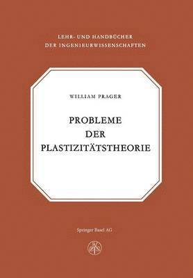 bokomslag Probleme der Plastizitätstheorie