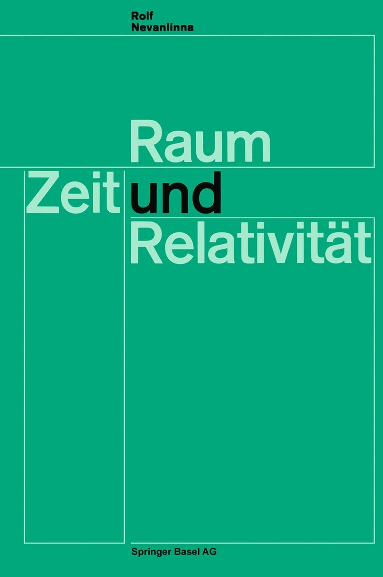 Raum, Zeit und Relativitt 1