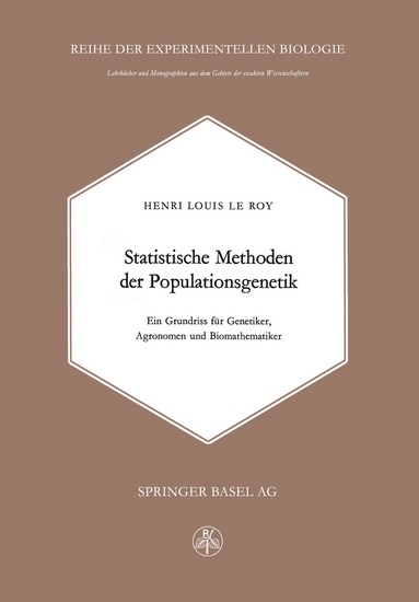 bokomslag Statistische Methoden der Populationsgenetik