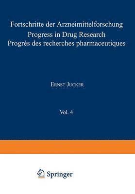 bokomslag Fortschritte der Arzneimittelforschung / Progress in Drug Research / Progrs des recherches pharmaceutiques