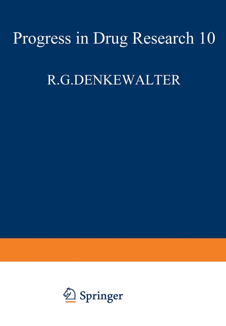 Fortschritte der Arzneimittelforschung / Progress in Drug Research / Progrès des recherches pharmaceutiques