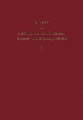 bokomslag Lehrbuch der Zahnrztlichen Kronen- und Brckenprothetik