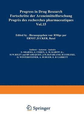 bokomslag Progress in Drug Research / Fortschritte der Arzneimittelforschung / Progrs des recherches pharmaceutiques