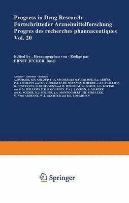 bokomslag Progress in Drug Research/Fortschritte der Arzneimittelforschung/Progrés des recherches pharmaceutiques