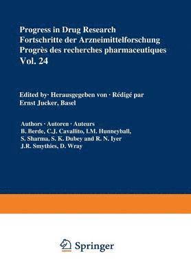 bokomslag Progress in Drug Research / Fortschritte der Arzneimittelforschung / Progrès des recherches pharmaceutiques