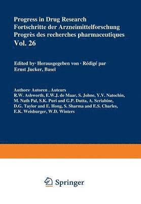 bokomslag Progress in Drug Research / Fortschritte der Arzneimittelforschung / Progrs des recherches pharmaceutiques