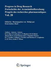 bokomslag Progress in Drug Research / Fortschritte der Arzneimittelforschung / Progrs des recherches pharmaceutiques