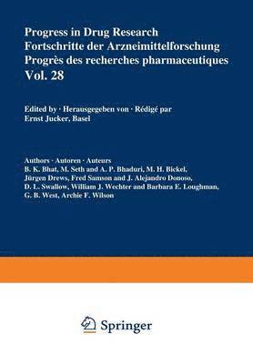 Progress in Drug Research / Fortschritte der Arzneimittelforschung / Progrs des recherches pharmaceutiques 1