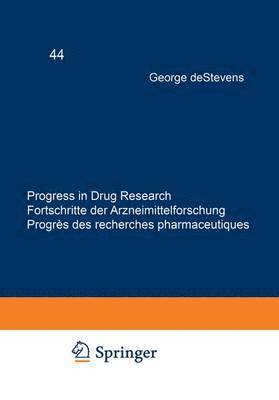 bokomslag Progress in Drug Research / Fortschritte der Arzneimittelforschung / Progrs des recherches pharmaceutiques