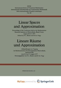 bokomslag Linear Spaces And Approximation / Lineare Raume Und Approximation