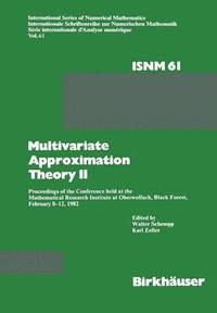 bokomslag Multivariate Approximation Theory II