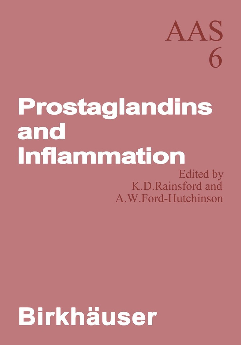 Rainsford, Ford-Hutchinson - Prostaglandins and Inflammation, Häftad