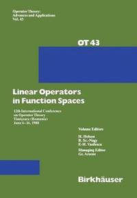 bokomslag Linear Operators in Function Spaces