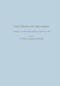 bokomslag Linear Operators and Approximation / Lineare Operatoren und Approximation