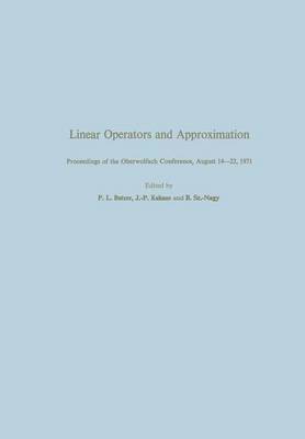 Linear Operators and Approximation / Lineare Operatoren und Approximation 1