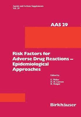 bokomslag Risk Factors for Adverse Drug Reactions - Epidemiological Approaches