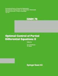 bokomslag Optimal Control of Partial Differential Equations II: Theory and Applications