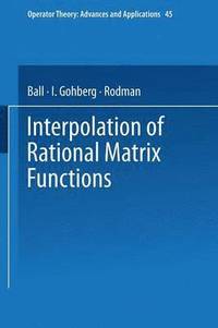 bokomslag Interpolation of Rational Matrix Functions