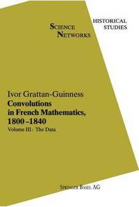 bokomslag Convolutions in French Mathematics, 1800-1840
