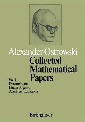 Collected Mathematical Papers 1