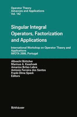 Singular Integral Operators, Factorization and Applications 1