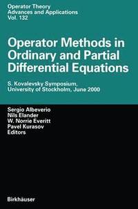 bokomslag Operator Methods in Ordinary and Partial Differential Equations