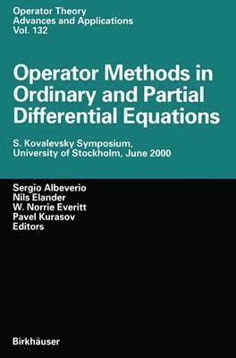 Operator Methods in Ordinary and Partial Differential Equations 1