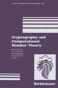 bokomslag Cryptography and Computational Number Theory