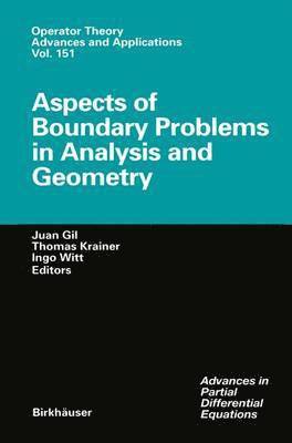 Aspects of Boundary Problems in Analysis and Geometry 1