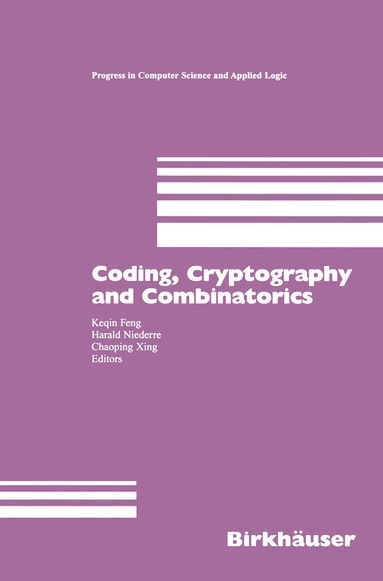 Keqin Feng, Harald Niederreiter, Chaoping Xing - Coding, Cryptography and Combinatorics, Häftad