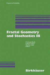 bokomslag Fractal Geometry and Stochastics III