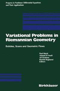bokomslag Variational Problems in Riemannian Geometry