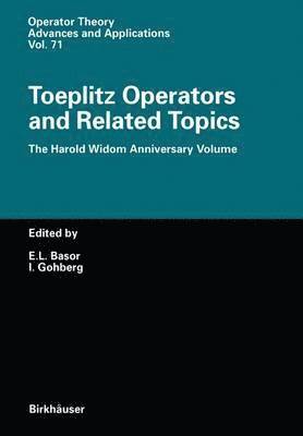 Toeplitz Operators and Related Topics 1