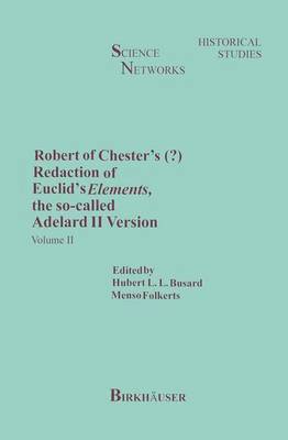 bokomslag Robert of Chester's Redaction of Euclid's Elements, the so-called Adelard II Version