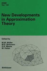 bokomslag New Developments in Approximation Theory