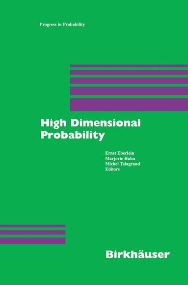 Ernst Eberlein, Marjorie Hahn - High Dimensional Probability, Häftad