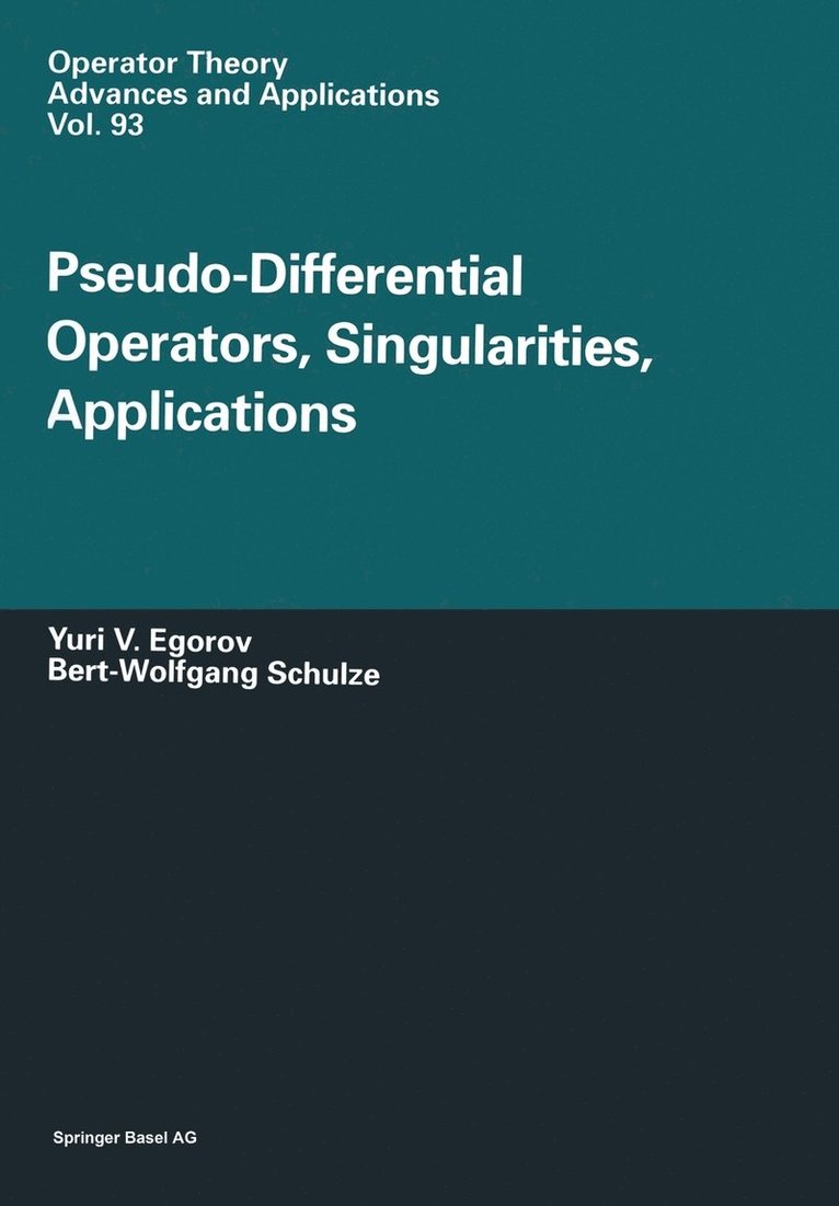 Pseudo-Differential Operators, Singularities, Applications 1