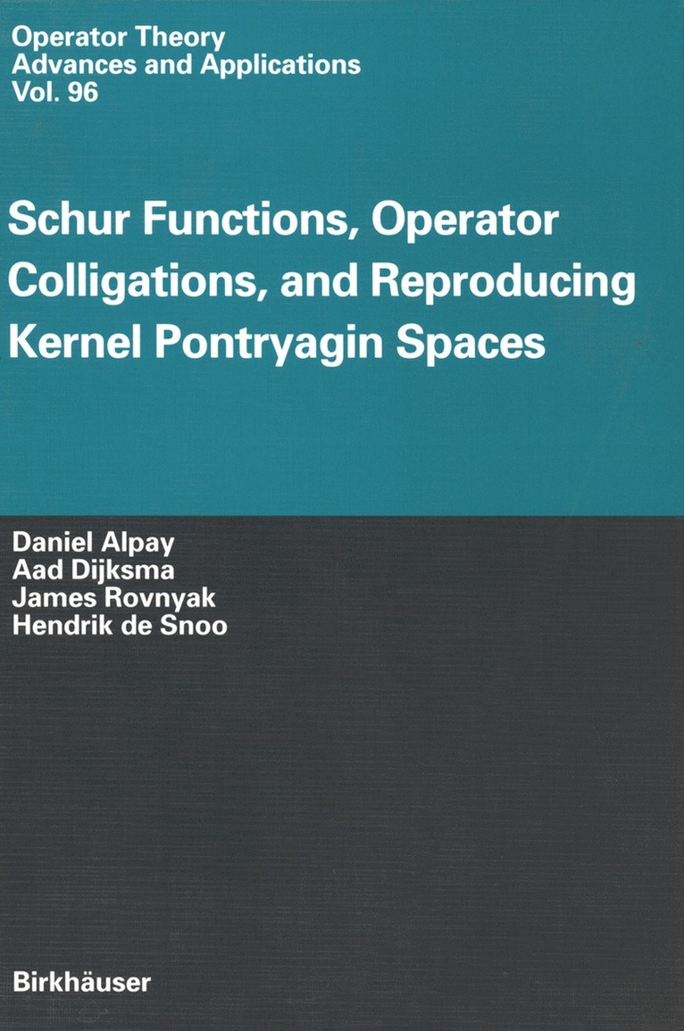 Schur Functions, Operator Colligations, and Reproducing Kernel Pontryagin Spaces 1