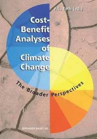 bokomslag Cost-Benefit Analyses of Climate Change