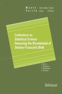 bokomslag Conference on Statistical Science Honouring the Bicentennial of Stefano Franscini's Birth