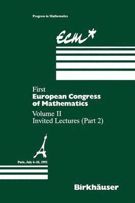 bokomslag First European Congress of Mathematics Paris, July 610, 1992