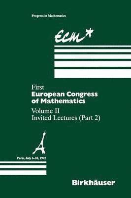 First European Congress of Mathematics Paris, July 610, 1992 1