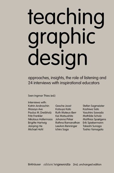 Sven Ingmar Thies - Teaching Graphic Design, Häftad