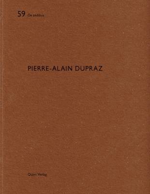 bokomslag Pierre-Alain Dupraz: De aedibus 59