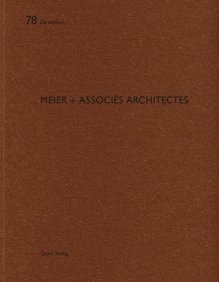 bokomslag meier + associes architectes