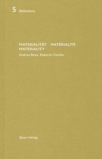 bokomslag Materialität/Matérialité/Materiality