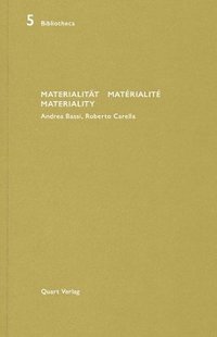 bokomslag Materialitt/Matrialit/Materiality